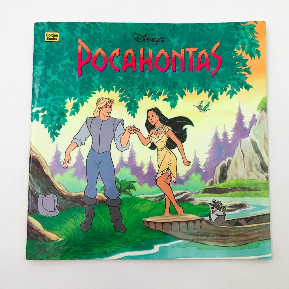 Vintage Disney's Pocahontas Paperback Golden Books ~ 1995